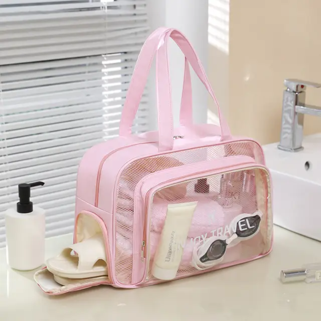 Fashionable Transparent Makeup Organizer.