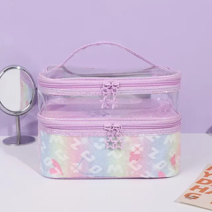 Cute Pink Makeup Travel Bag